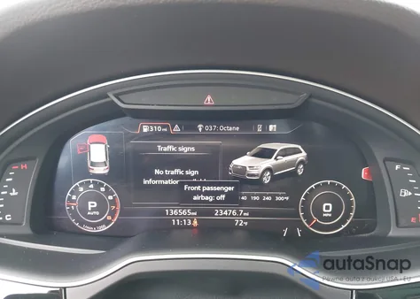 2017 Audi Q7 3.0T Premium z USA, uszkodzony, nr VIN WA1LAAF77HD053166